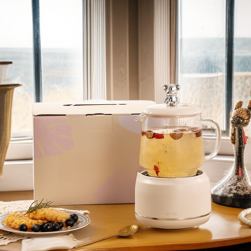 健康ポット 家庭用自動ティーポット オフィス用ミニ花茶・健康カップ