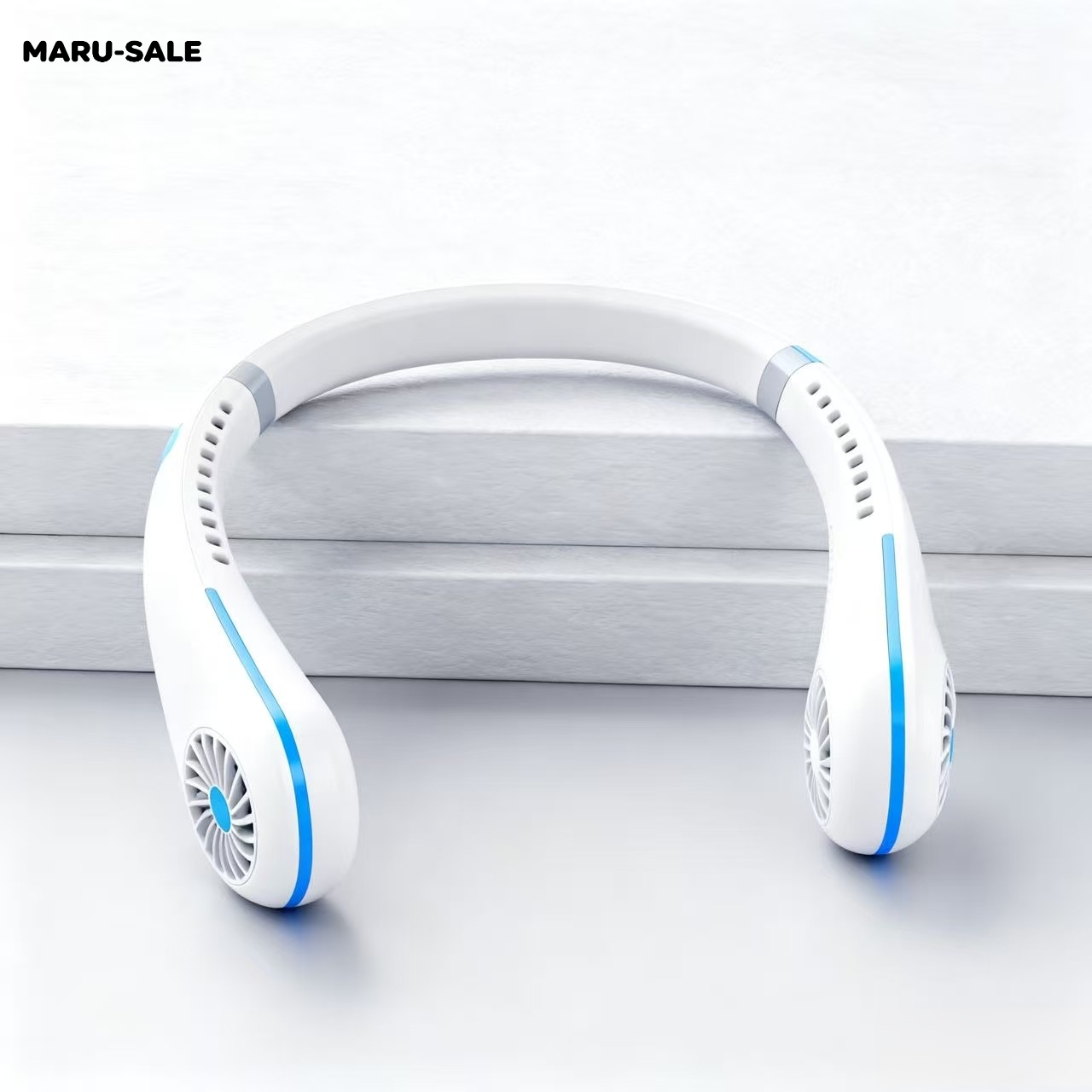 พัดลมคล้องคอขนาดพกพาสำหรับคนขี้เกียจ