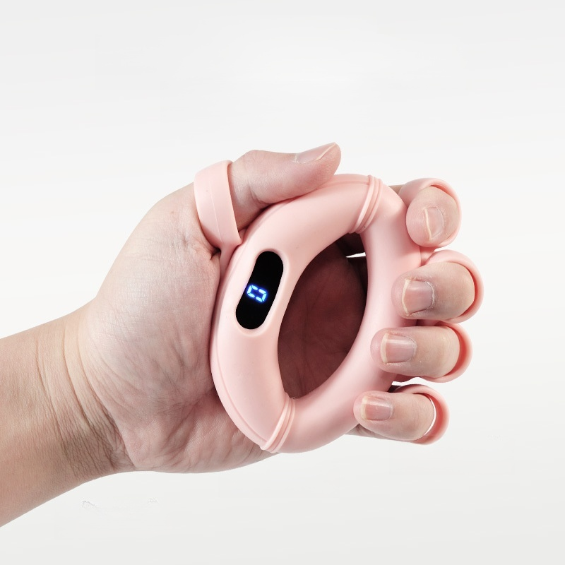 Grip strength counter finger trainer