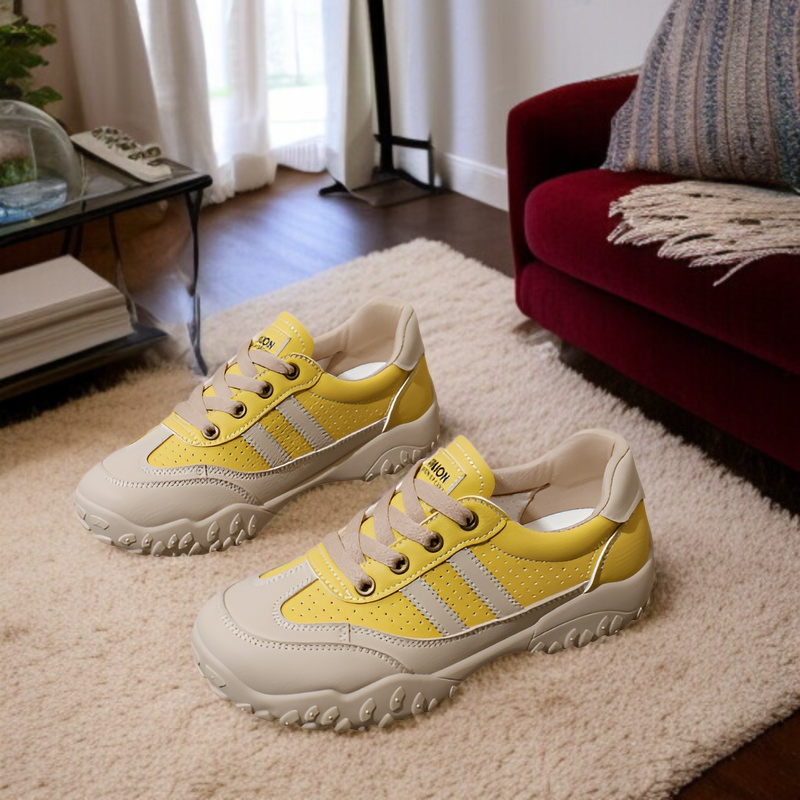 여학생 여름 메쉬 통풍 작은 흰색 신발 통굽 키높이 캐주얼화