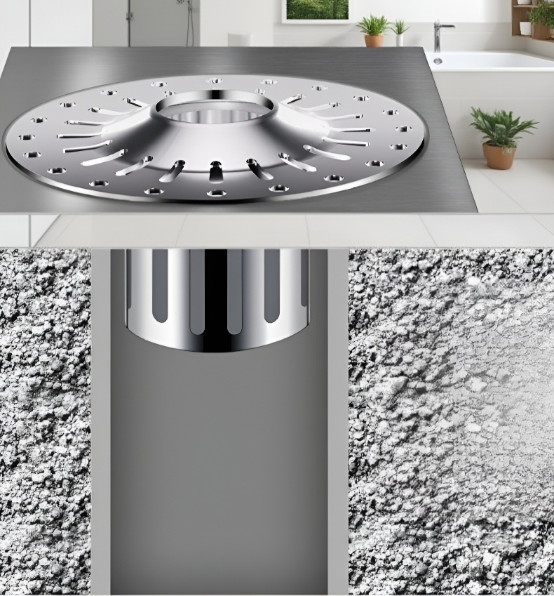 방취 기능이 있는 욕실 배수구 코어