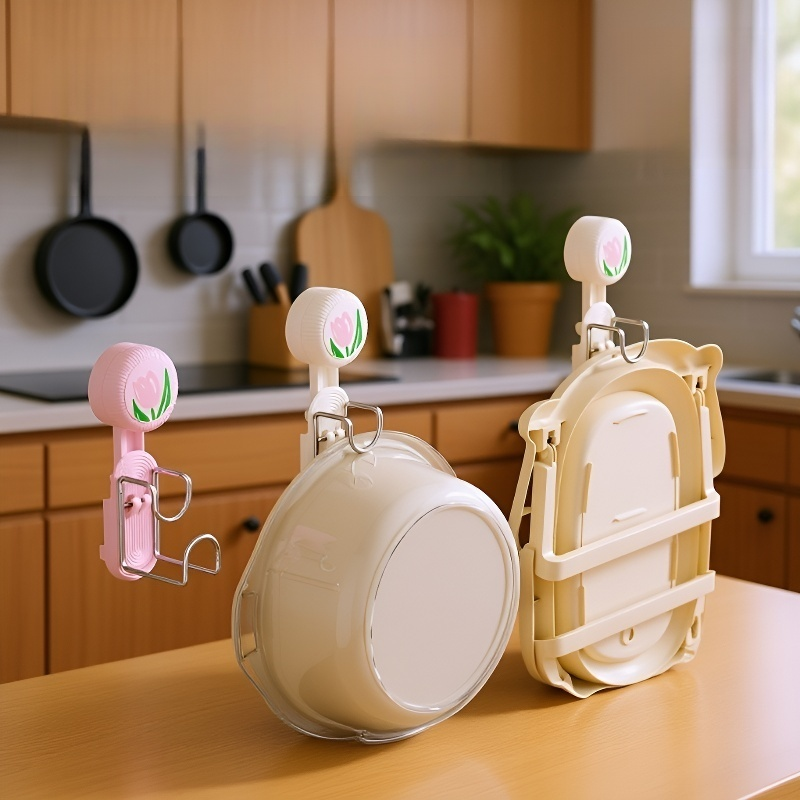 새로운 드릴 필요 없는 튤립형 흡입식 세면대 스탠드