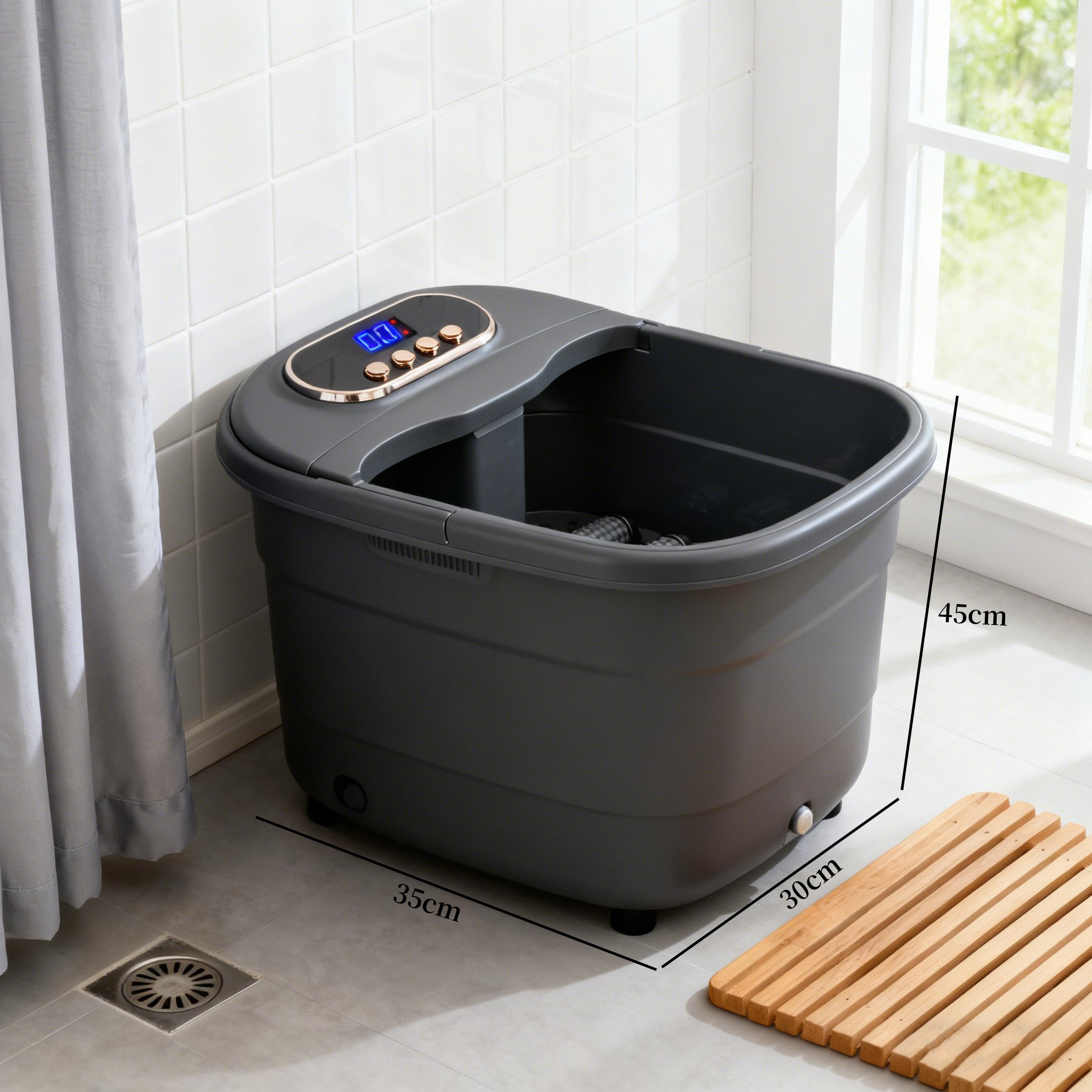 마사지 기능 족욕기