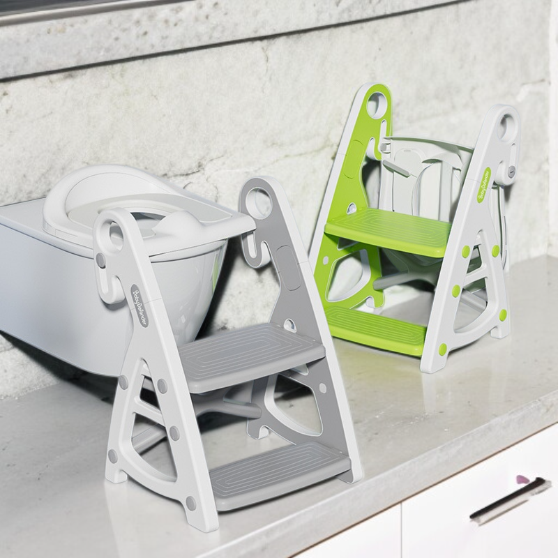 Escabeau pliant pour toilettes