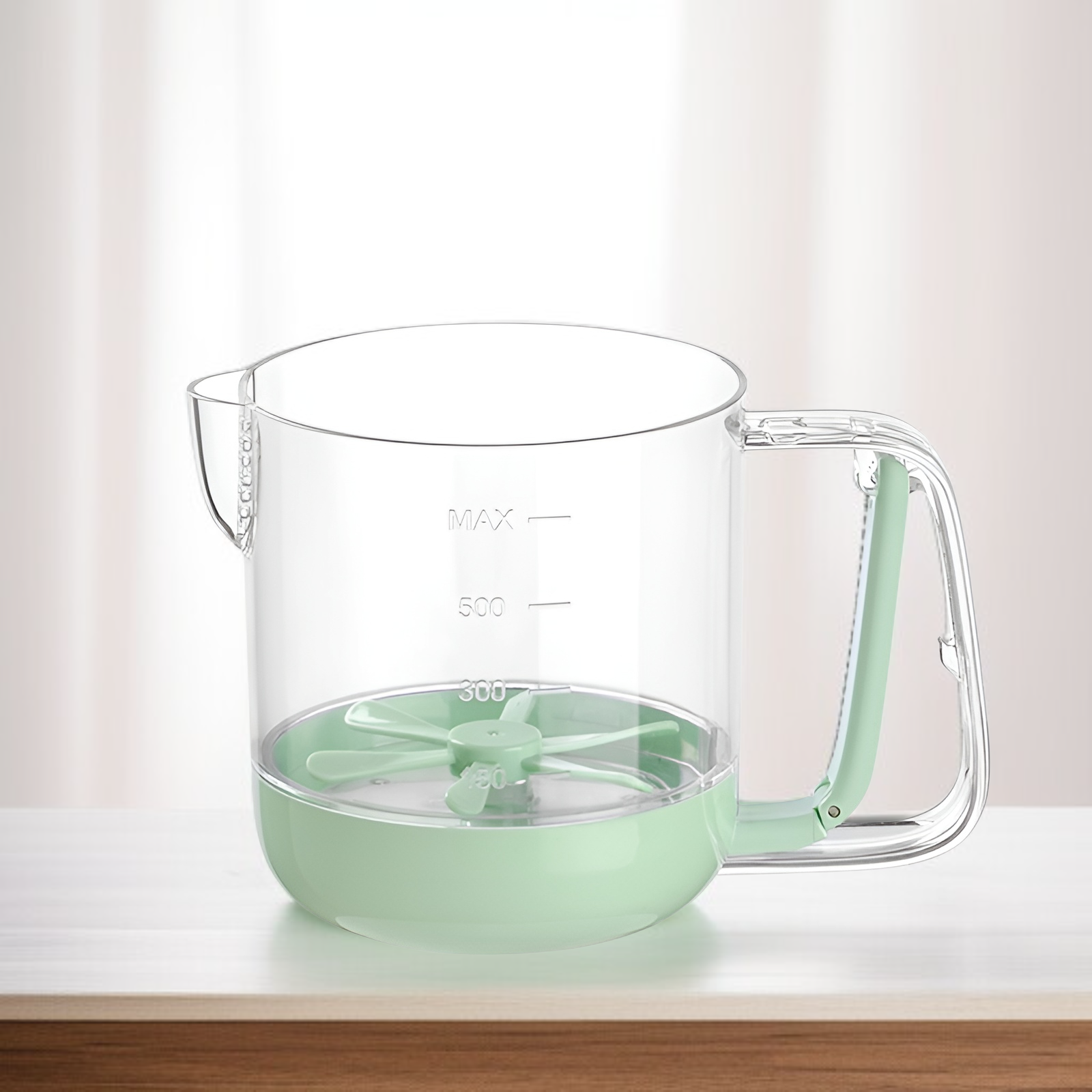 大容量一体型卵ビーターの使い方イメージ