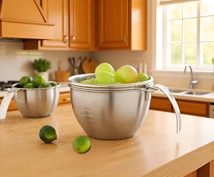 베이킹에 적합한 스테인리스 계란 거품기 컵