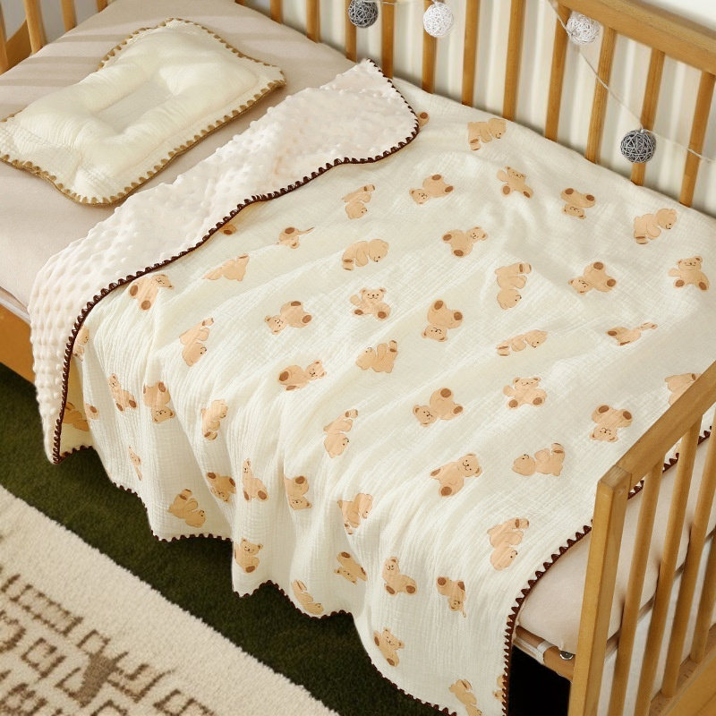 適合新生兒的輕薄柔軟蓋毯