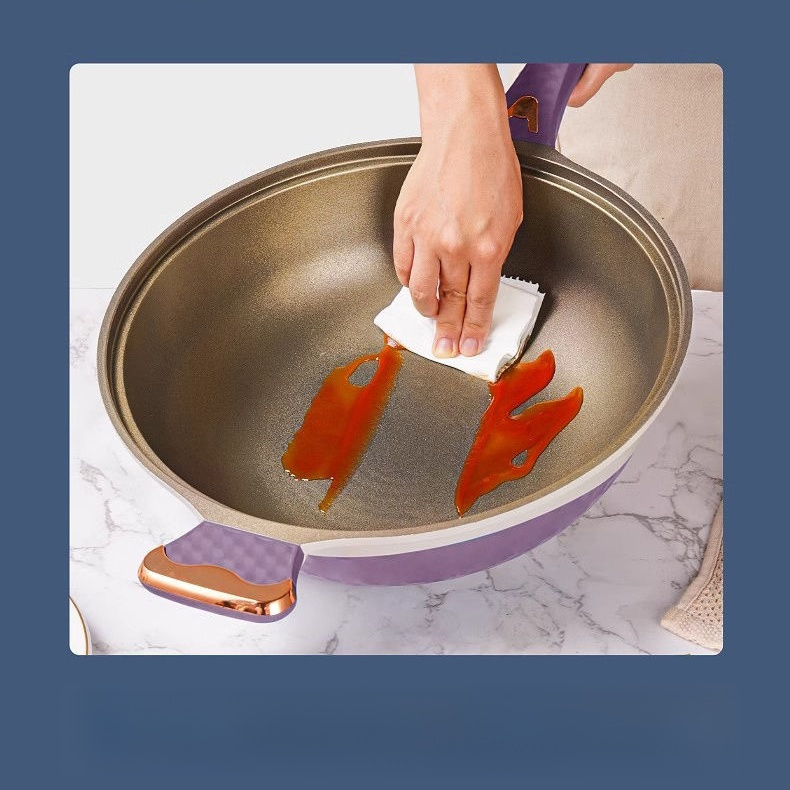 Doppelfarbige Titan nicht klebende Pfanne