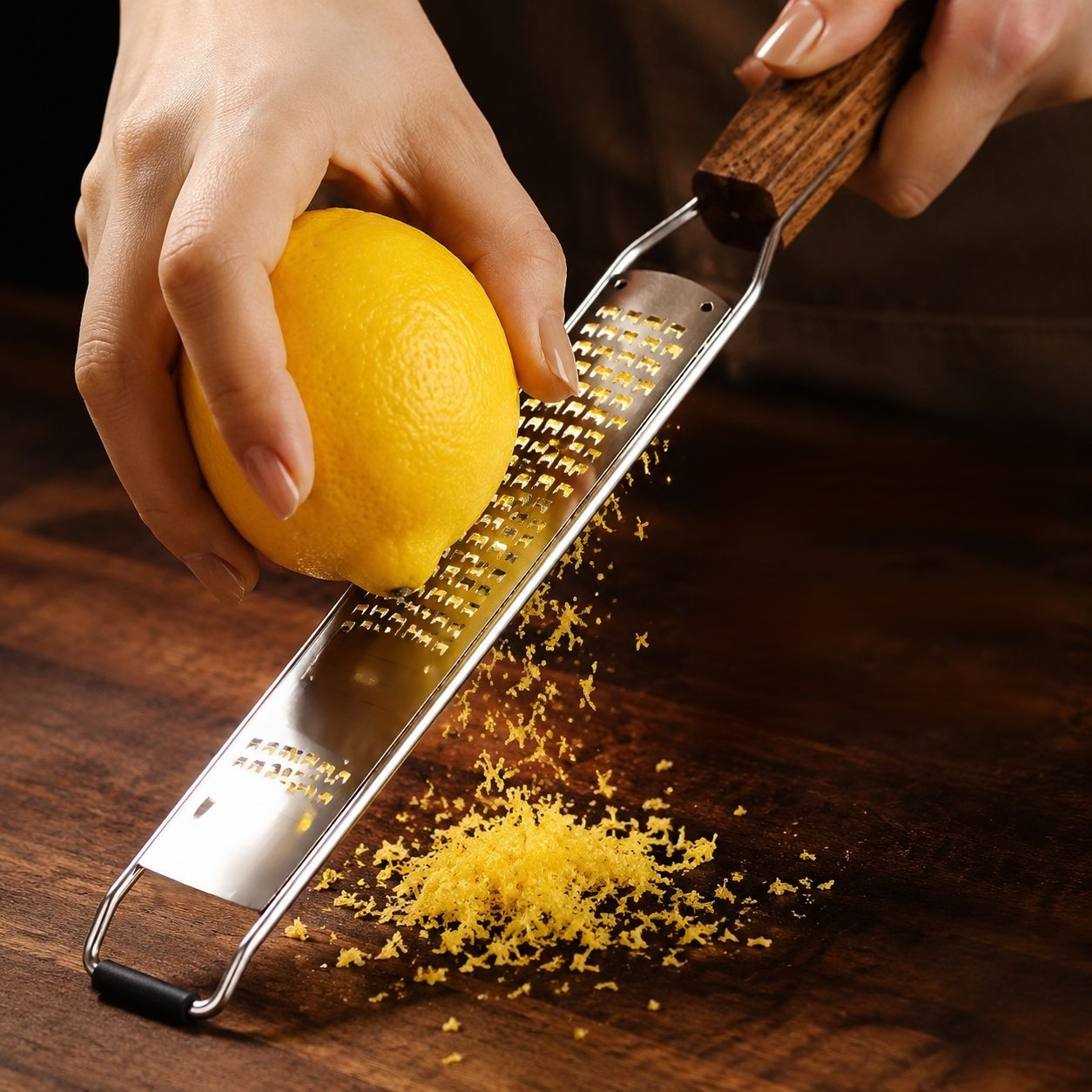Rallador multifuncional para piel de naranja