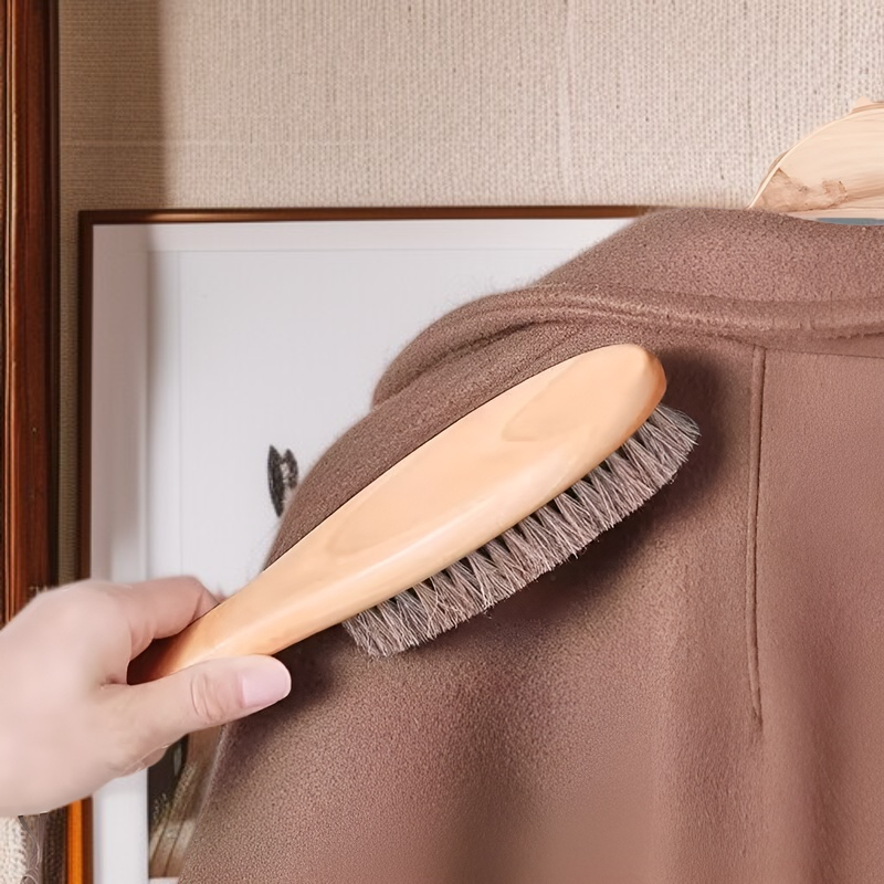 ウールコートケアブラシ 衣類ケアブラシ カシミア専用ブラシ ウールセーター用 ダスト除去ブラシ アーティファクト 柔らかい毛