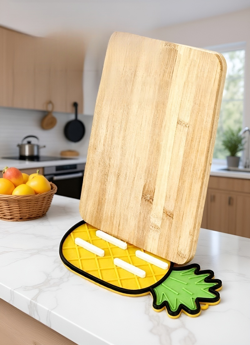 แผ่นรองฝาหม้อซิลิโคนใช้งานง่ายและพกพาสะดวก