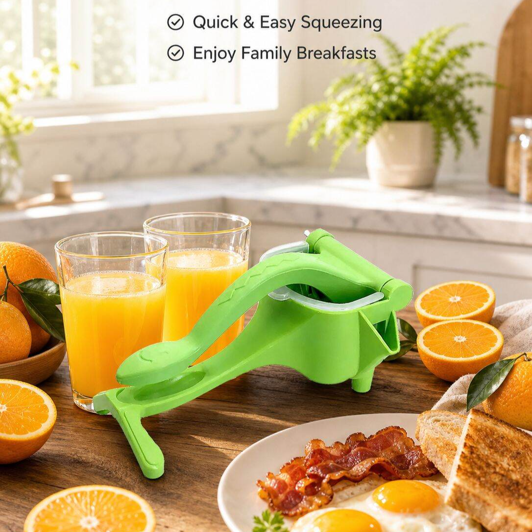 Portable Manual Juicer Small Fruit and Vegetable Separator Juice Press