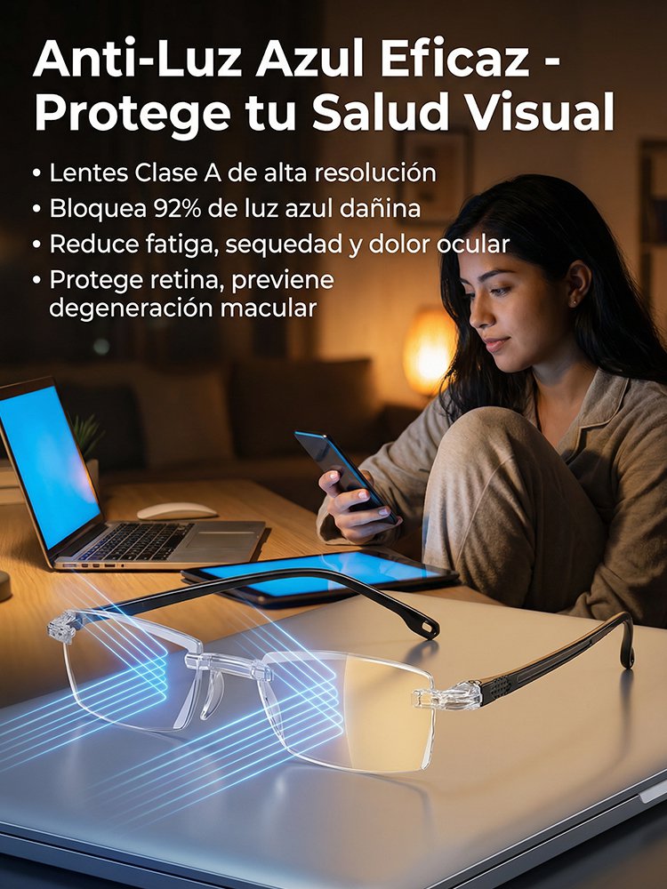  ¡Lentes que se adaptan a ti!  Con autoenfoque y filtro azul por solo dos hamburguesas