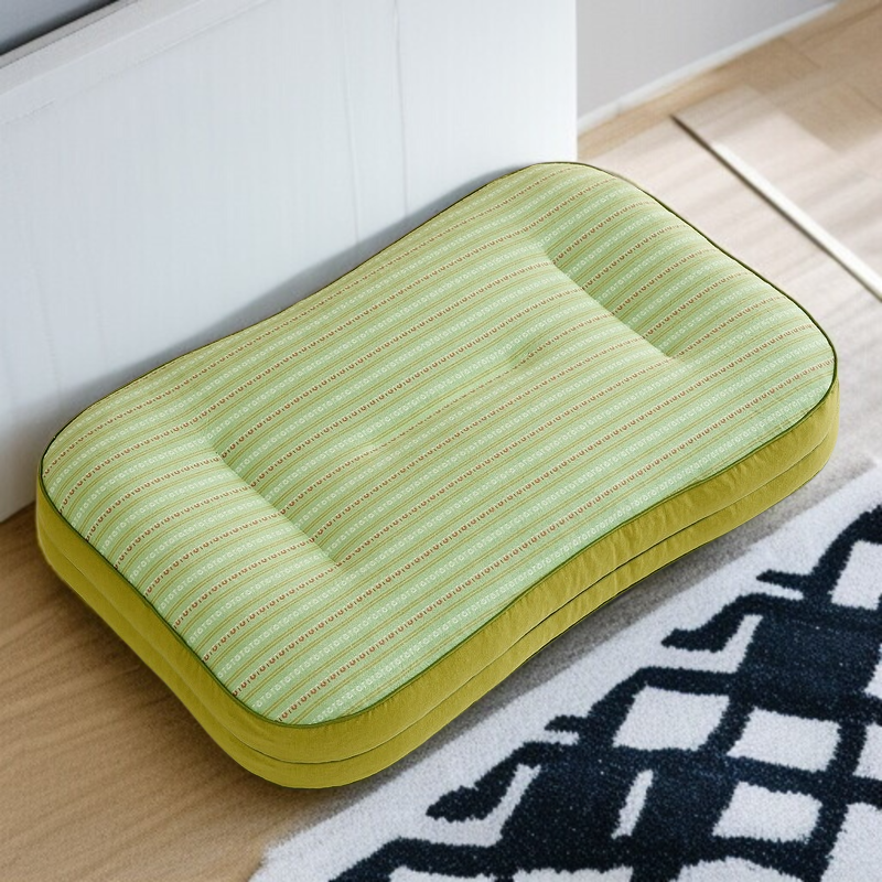 분할 탈부착식 메밀껍질 베개 순면 코트 목 베개 수면 베개 베개