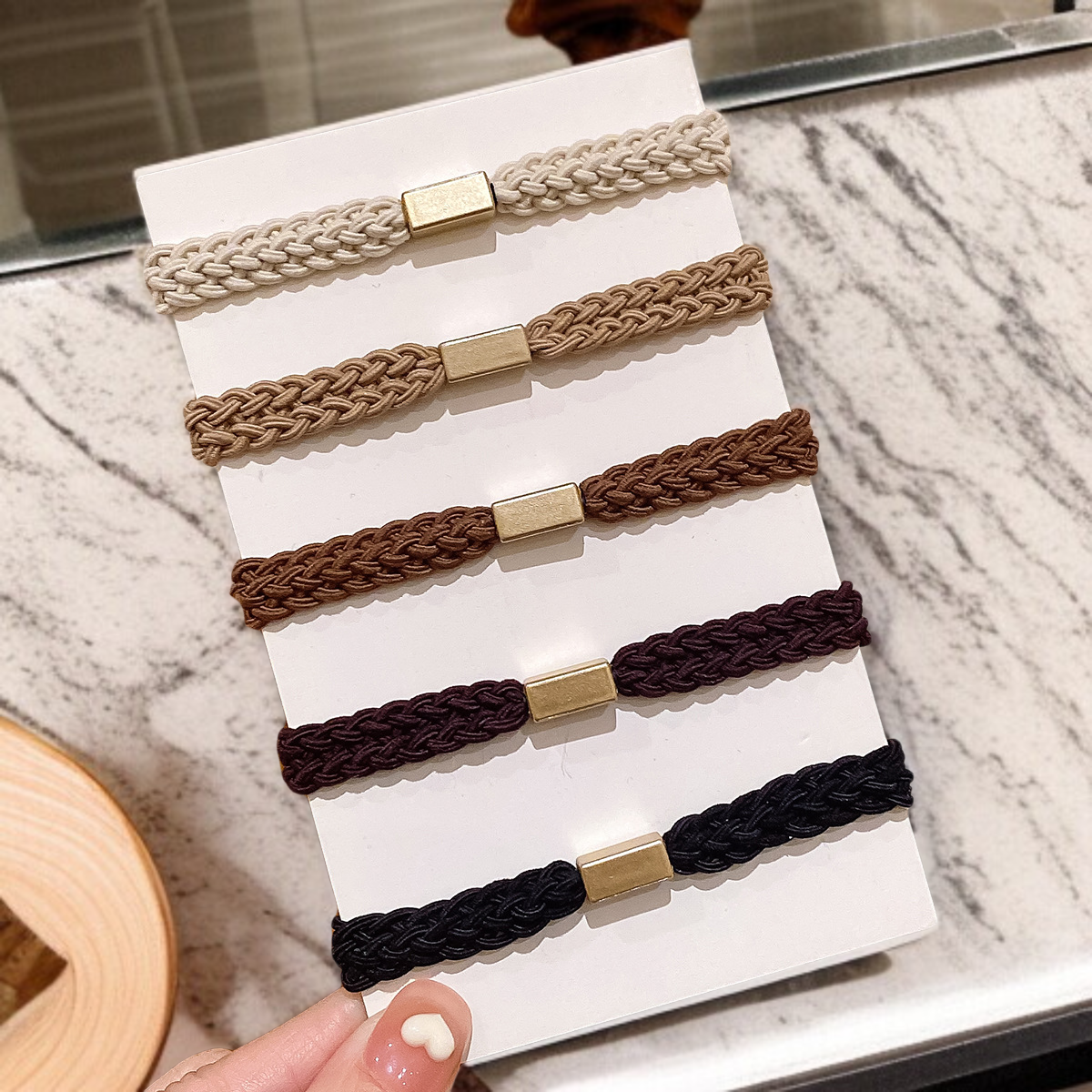 심플 고탄력 베이스 헤어끈