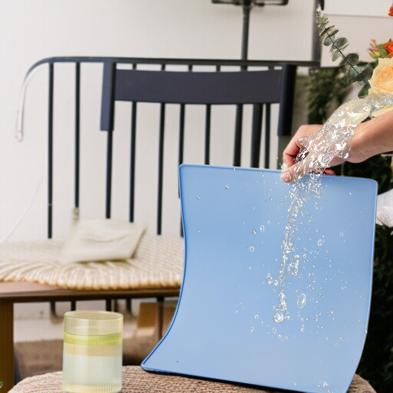 食品グレードのシリコンプレースマット、家庭用ダイニングマット、耐熱カウンタートップ保護マット、キッチンカウンタートップマット、テーブルマット