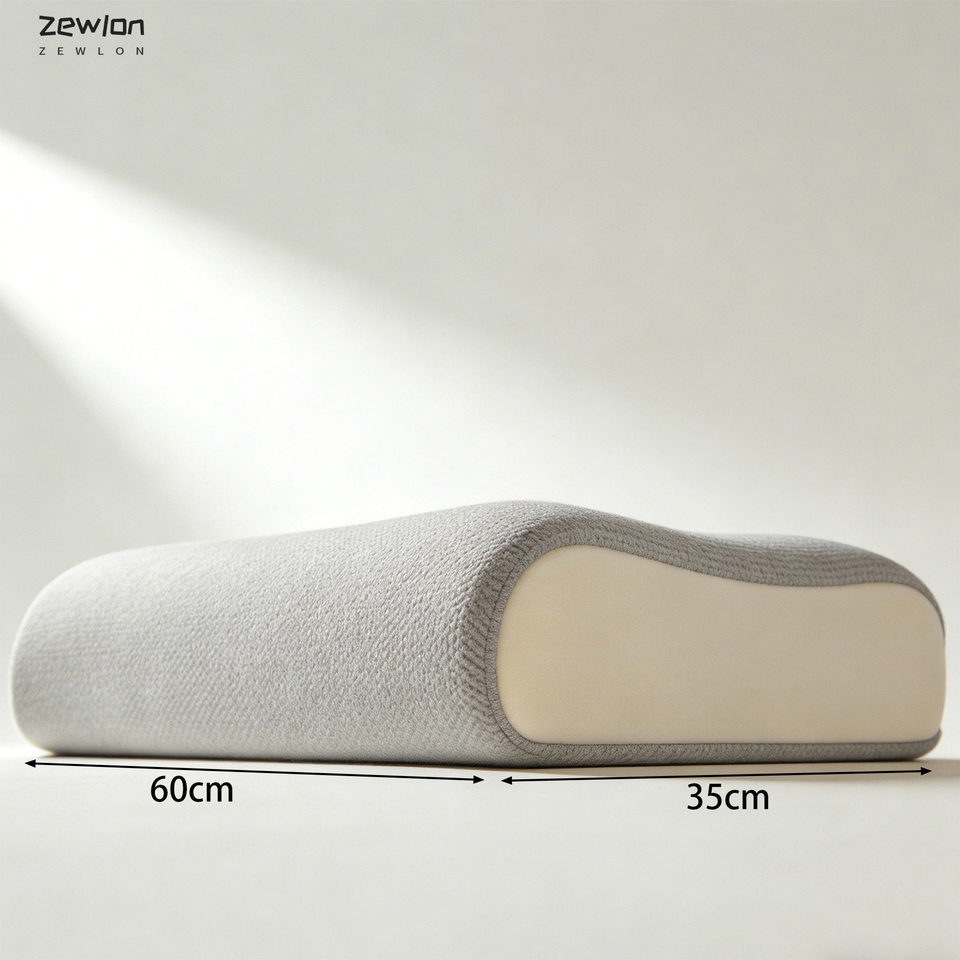 枕の通気性を示すイメージ