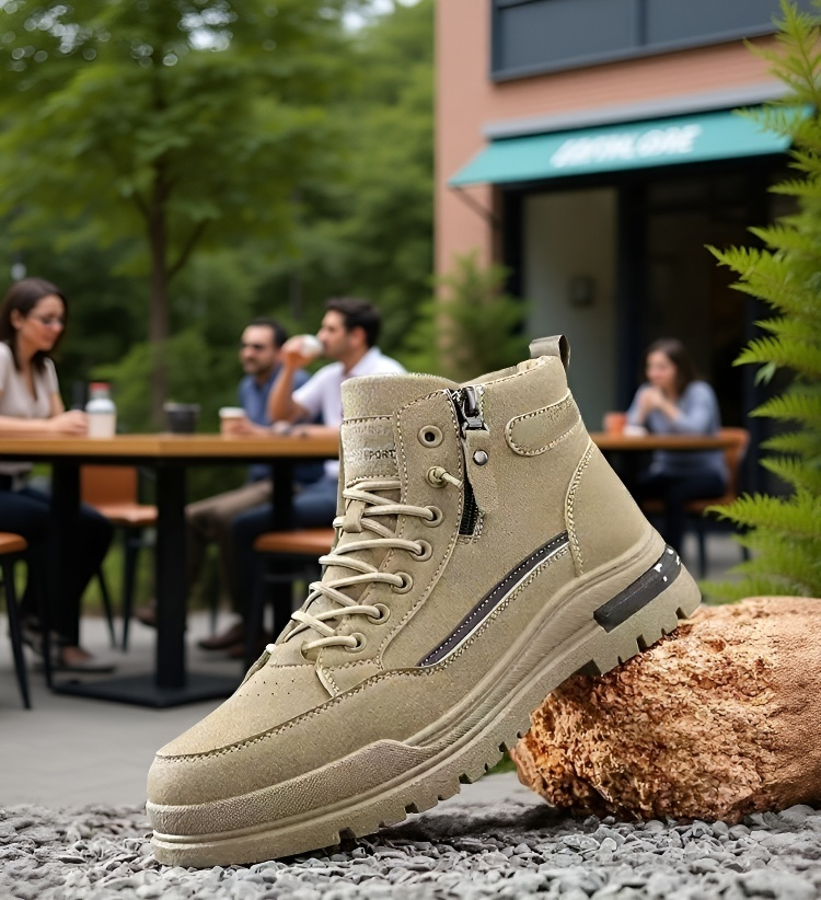 남성 겨울 워커의 내구성 좋은 소재