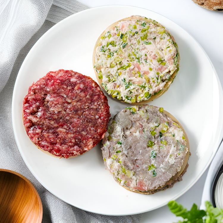 Stainless Steel Round Patty Press Mold for Meat and Shrimp Patties