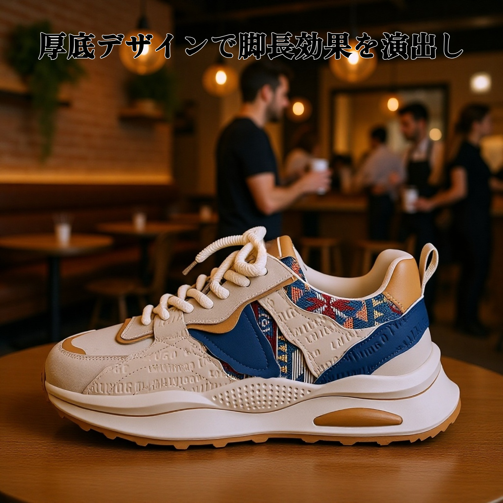 トレンド感と汎用性に優れたチャンキースニーカー