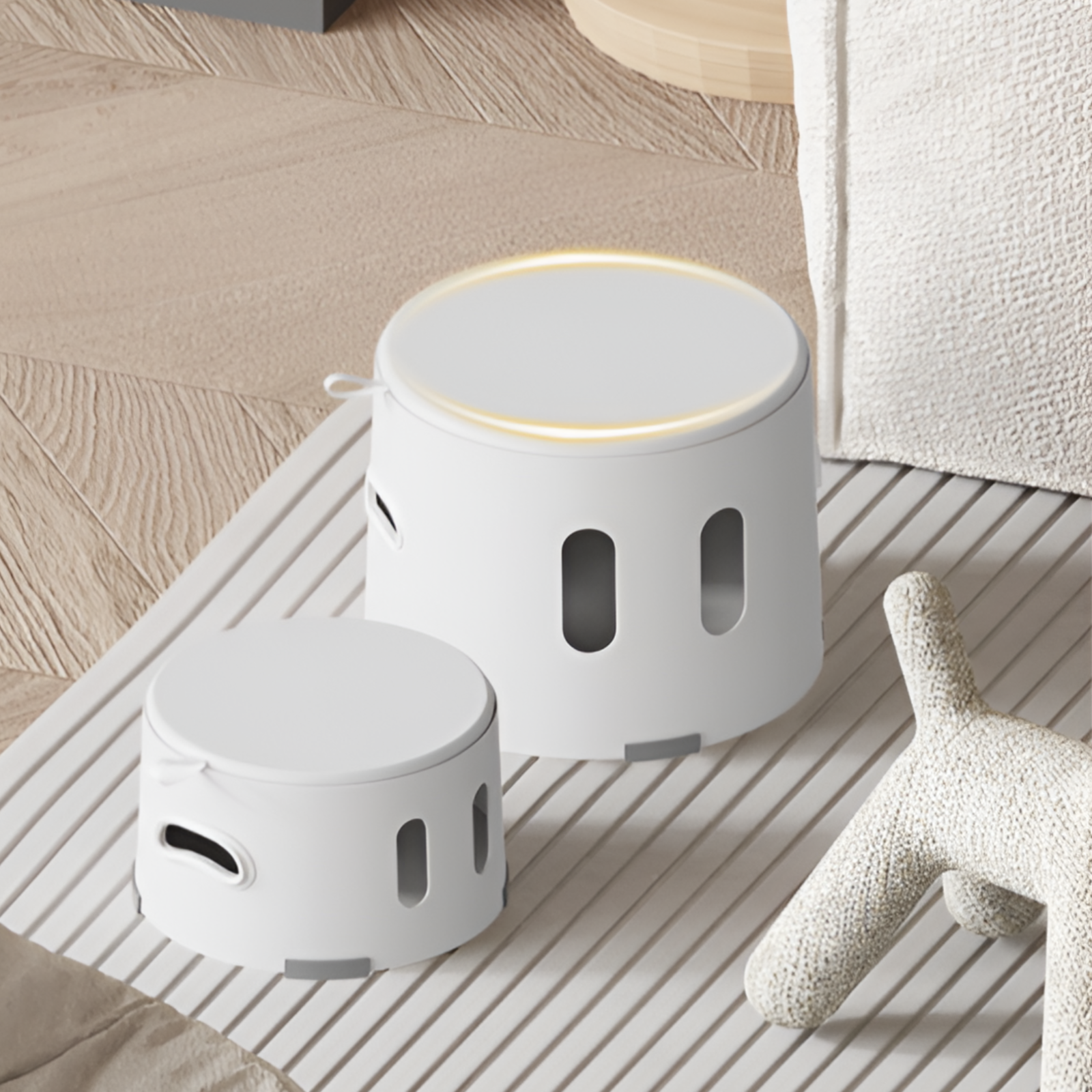 子供用ロースツール 家庭用クリエイティブベンチ おもちゃ収納 収納スツール 厚みのあるドアシューズスツール 多機能コーヒーテーブルスツール