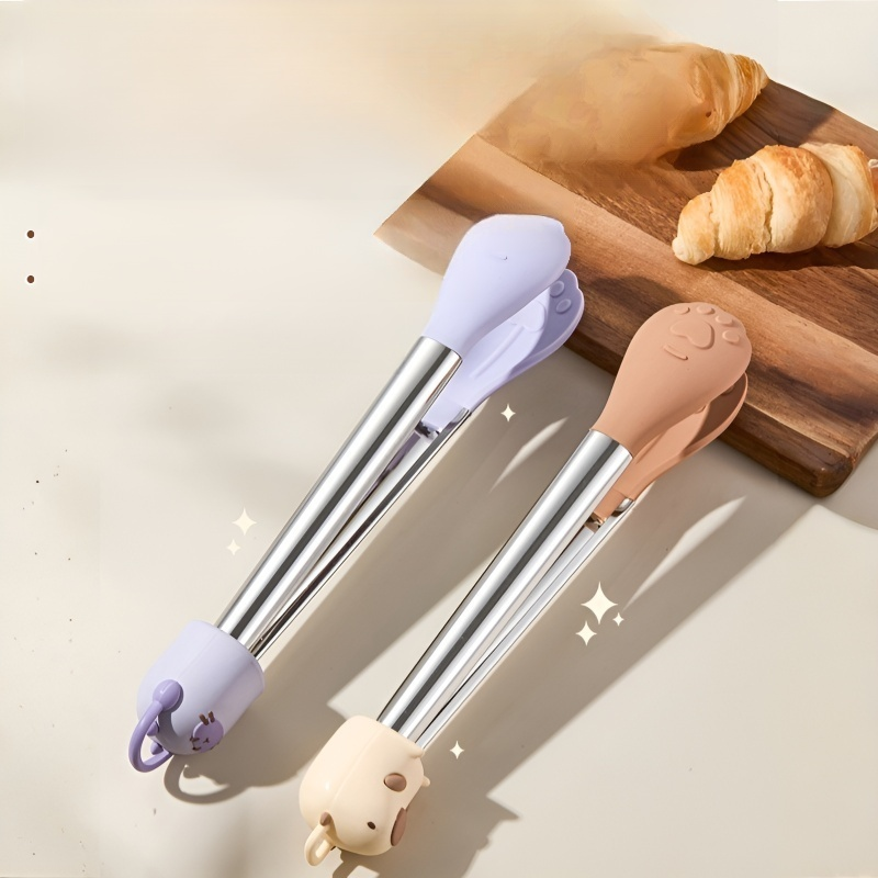キッチン専用高温耐熱フードトングセット 家庭用食材トングツール