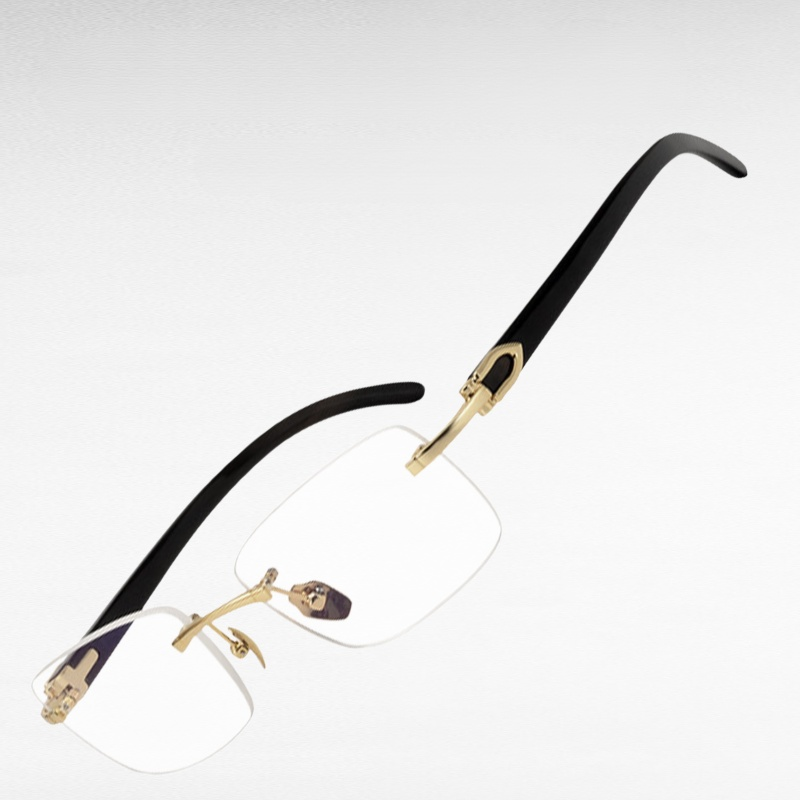 Gafas de lectura antifatiga sin marco con forma de cuerno