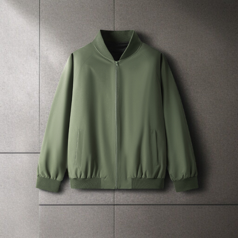 メンズ春秋ベースボールジャケット ルーズな2オープン・ベースボール・ジャージー ジャケット春秋ルーズ野球服