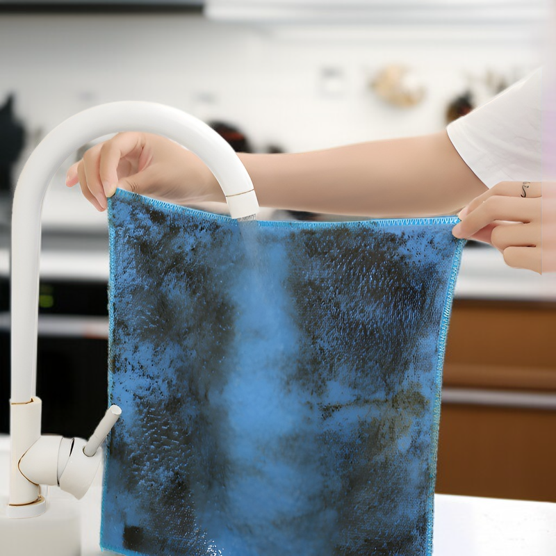 기름기 제거 극세사 행주 기름 묻히지 않고 털 빠짐 없는 식기세척 행주 고효율 클렌징 행주