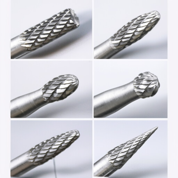 回転ヤスリフライス 彫刻刀 超硬研削ヘッド 木彫タングステン鋼研削ヘッド 回転ヤスリ ルーター 木彫工具セット