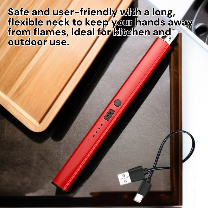 Kitchen BBQ Arc Igniter, Outdoor Windproof Rechargeable Lighter