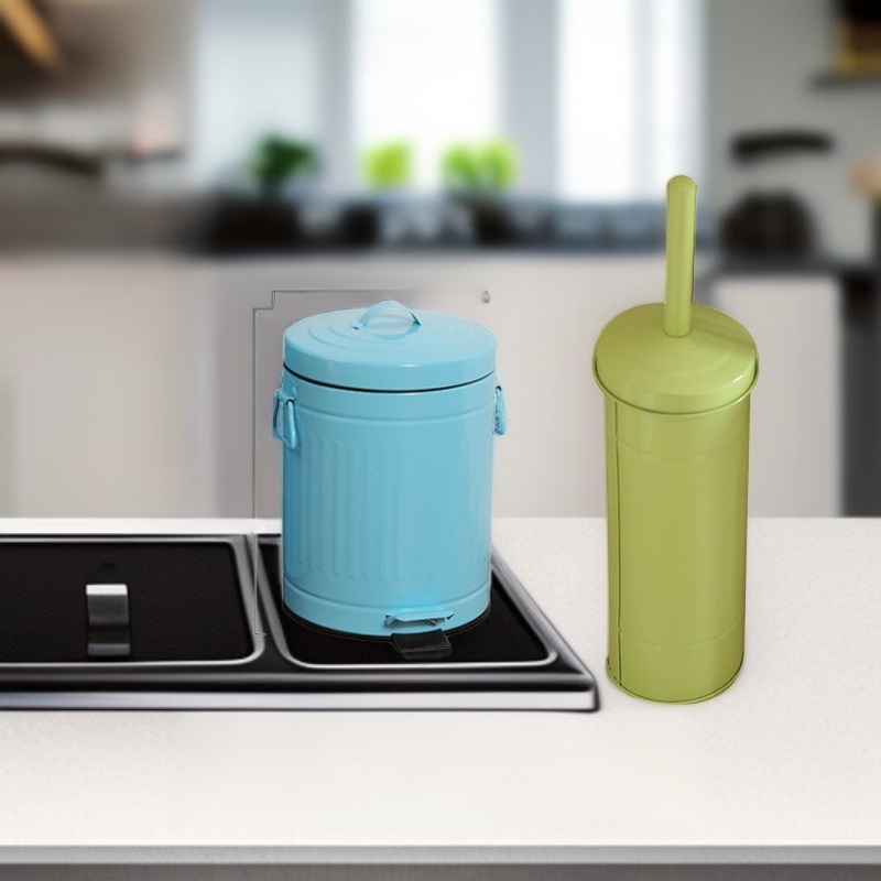 가정용 두툼한 발 휴지통 빈티지 유럽식 거실 화장실 주방용