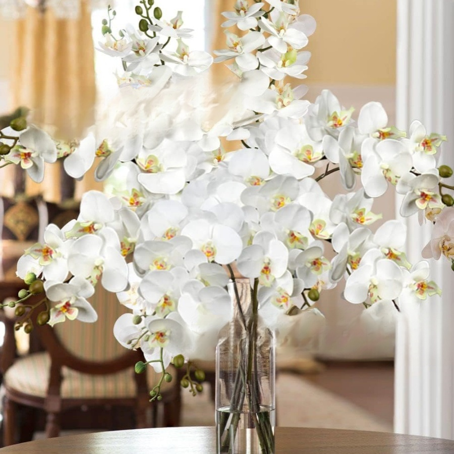 ตุ๊กตาดอกกล้วยไม้ฟาแลนนอปซิสประดับบ้าน