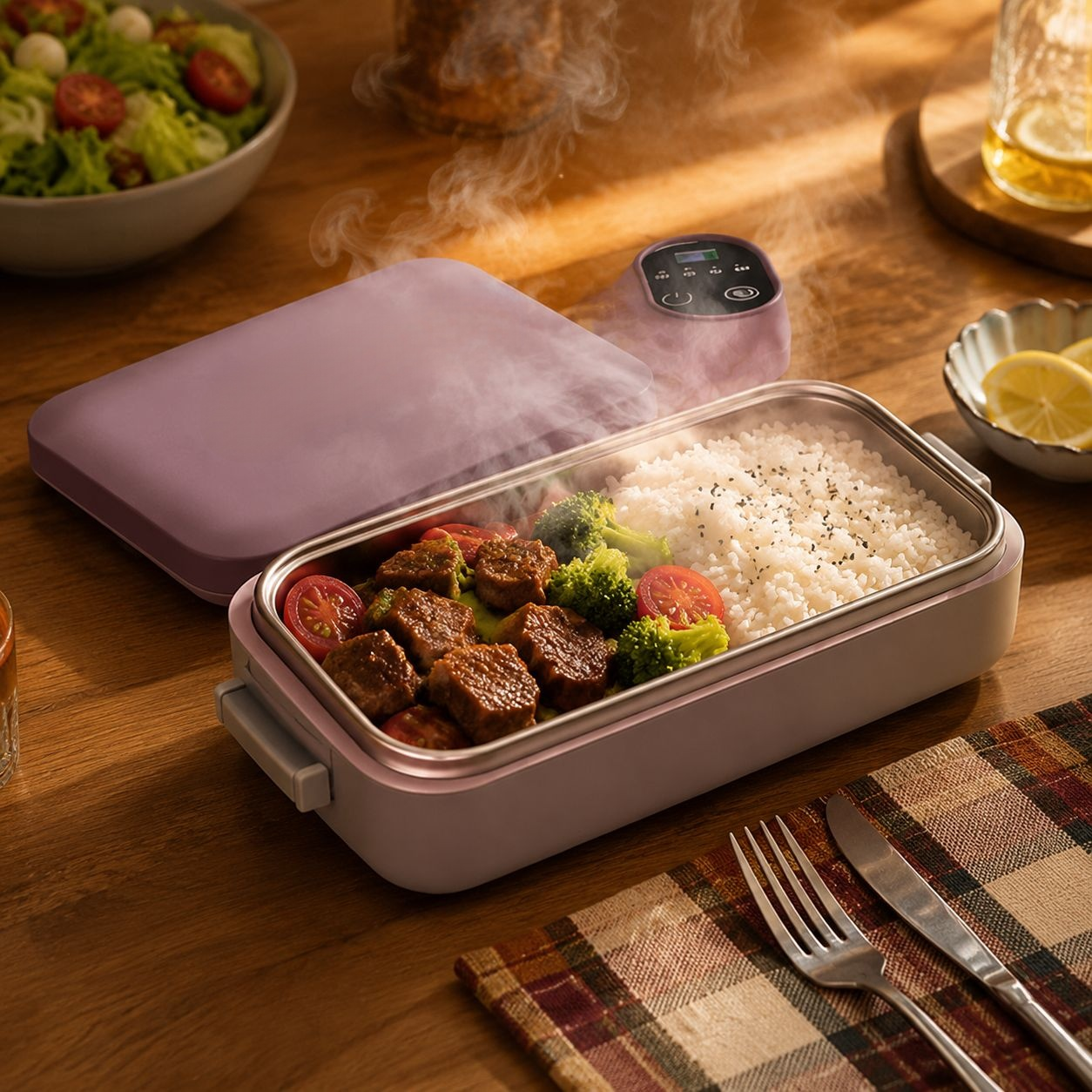 Stainless Steel Waterproof Electric Lunch Box