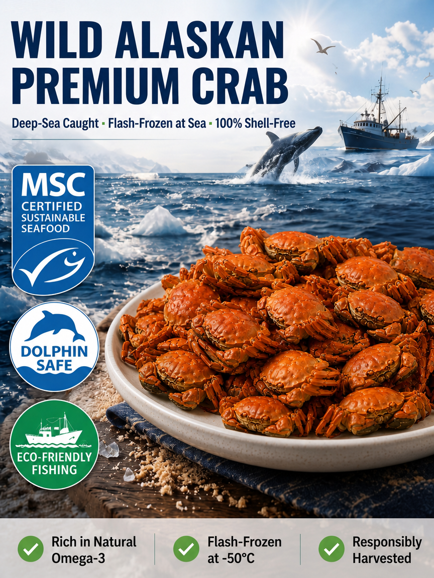 Freshly Caught Deep Sea Crab