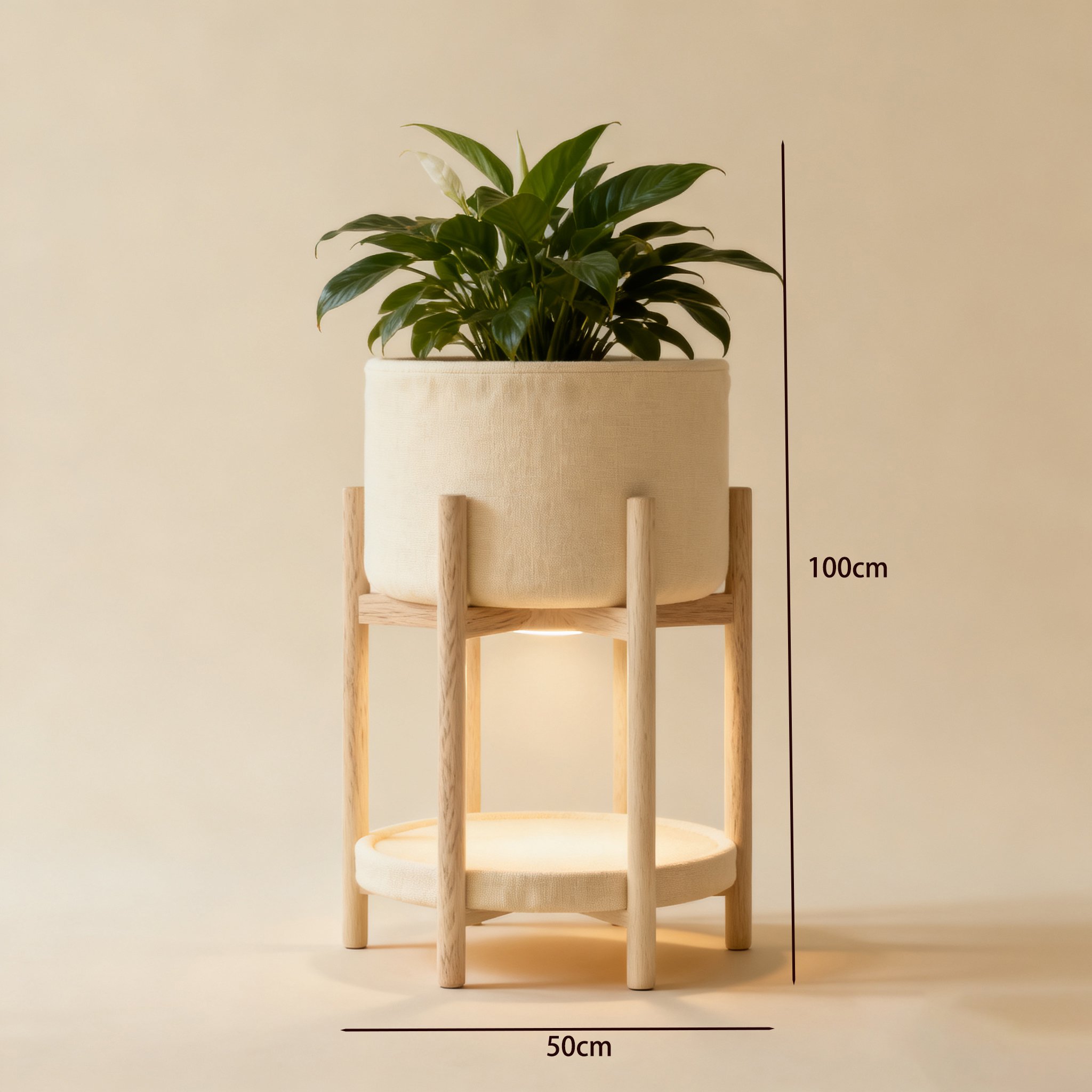 Wohnzimmer Pflanzenregal für stilvolle Dekoration