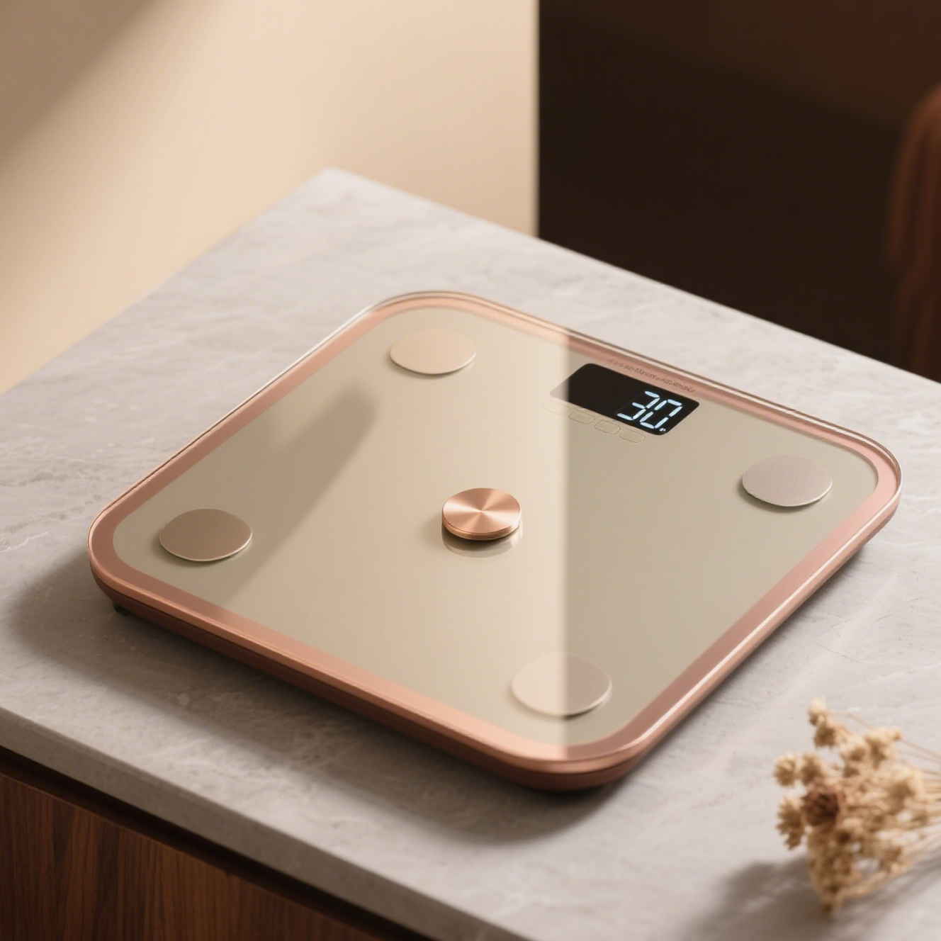 스마트 유리 체지방 측정기