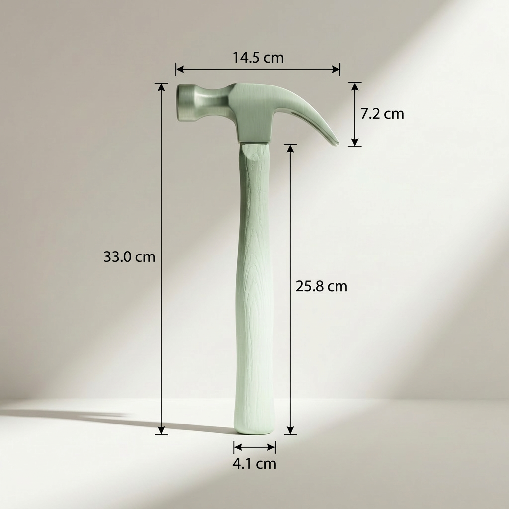 耐久性の高いクローハンマーの持ち手部分