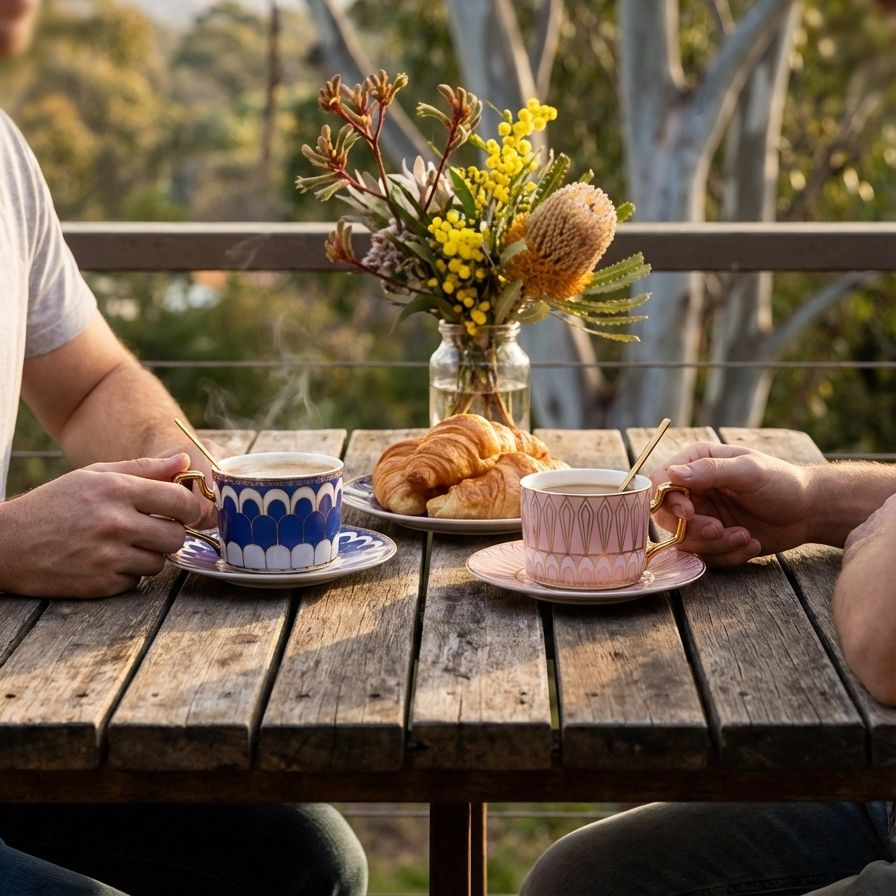 セラミック製カップの質感を表現したアップ写真