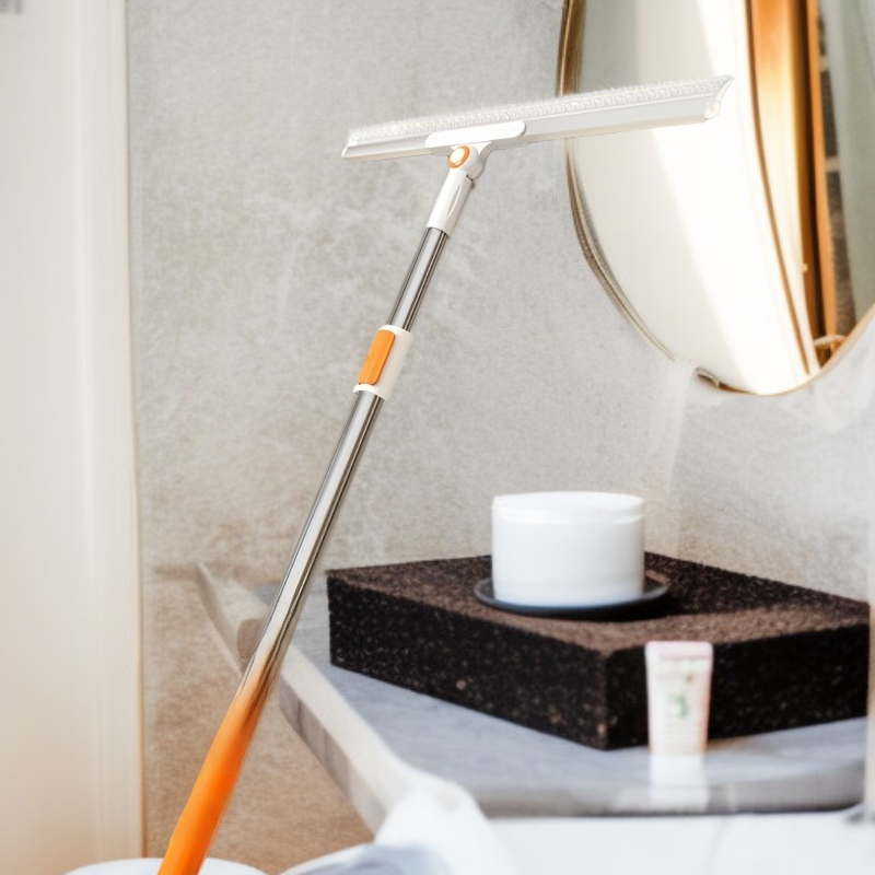 업그레이드 쿼드원 빗질 물마술 빗질 유리 바닥 와이퍼 실리콘 바닥 와이퍼 양면 볼록 가정용 화장실 빗질