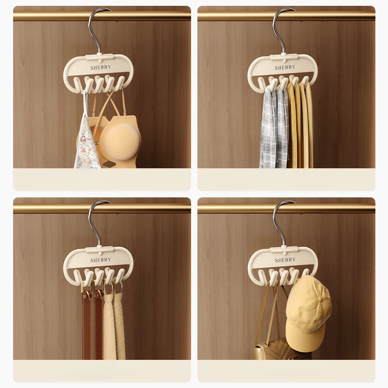 Mini Clothes Hanger Multifunctional Storage Rack