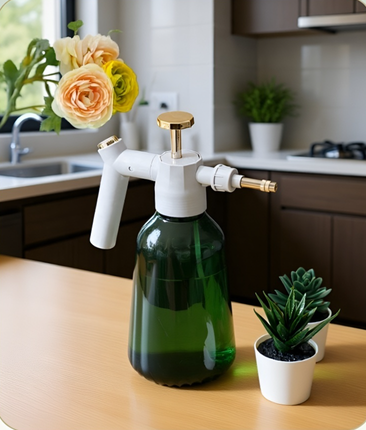 Easy-to-use manual pump sprayer for lawns