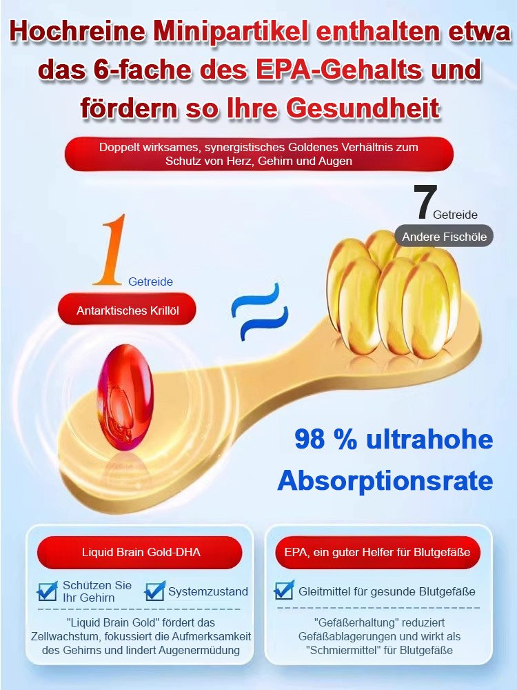 99,99% reines Antarktis Krillöl Gel Bonbon