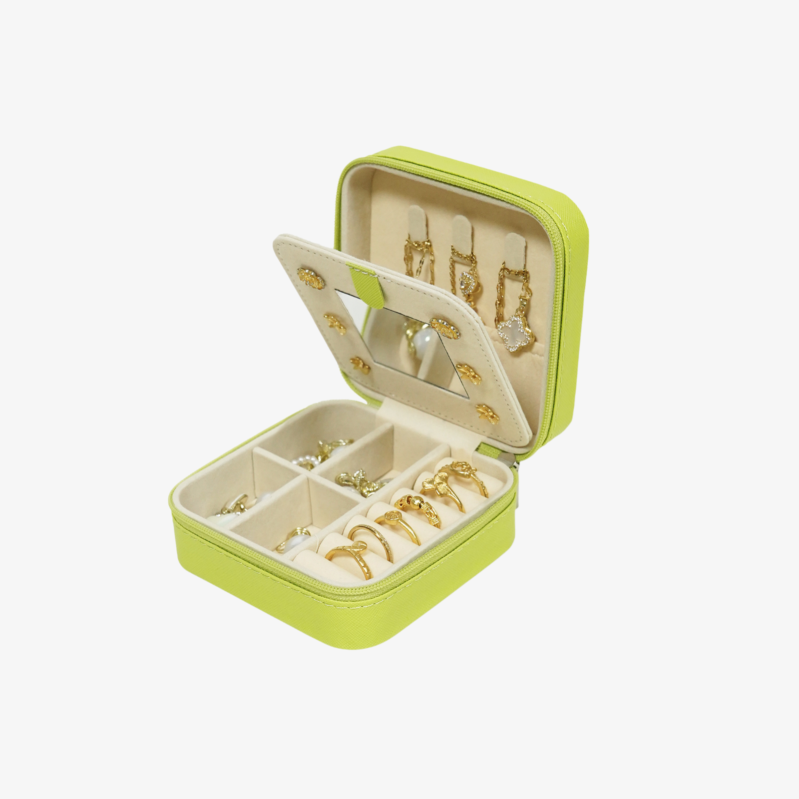 Lightweight mini jewelry case for women