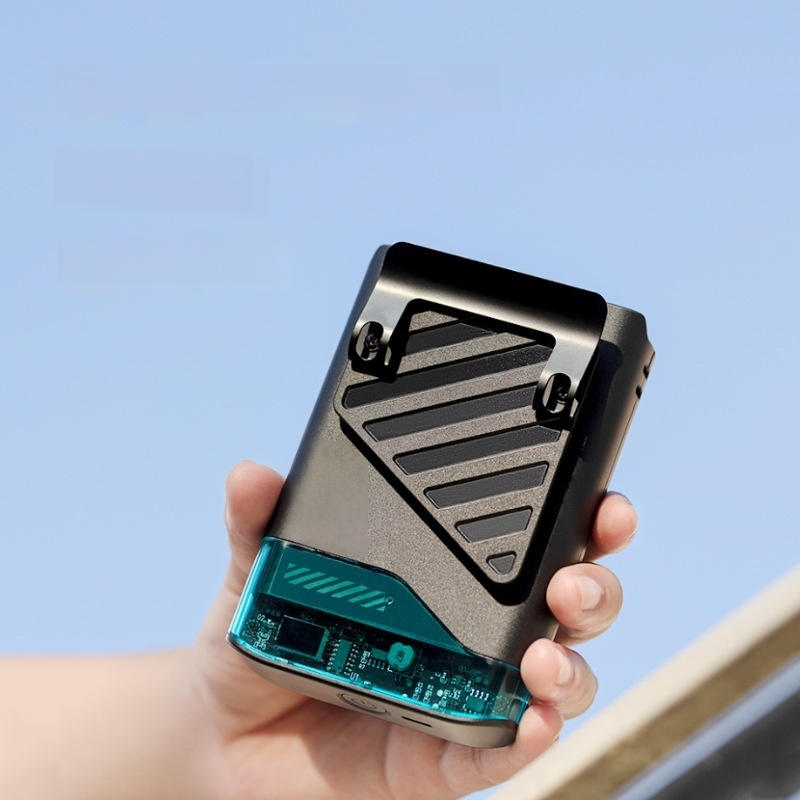 Mini ventilador de refrigeración de alta velocidad para la cintura, diseño cómodo y portátil 