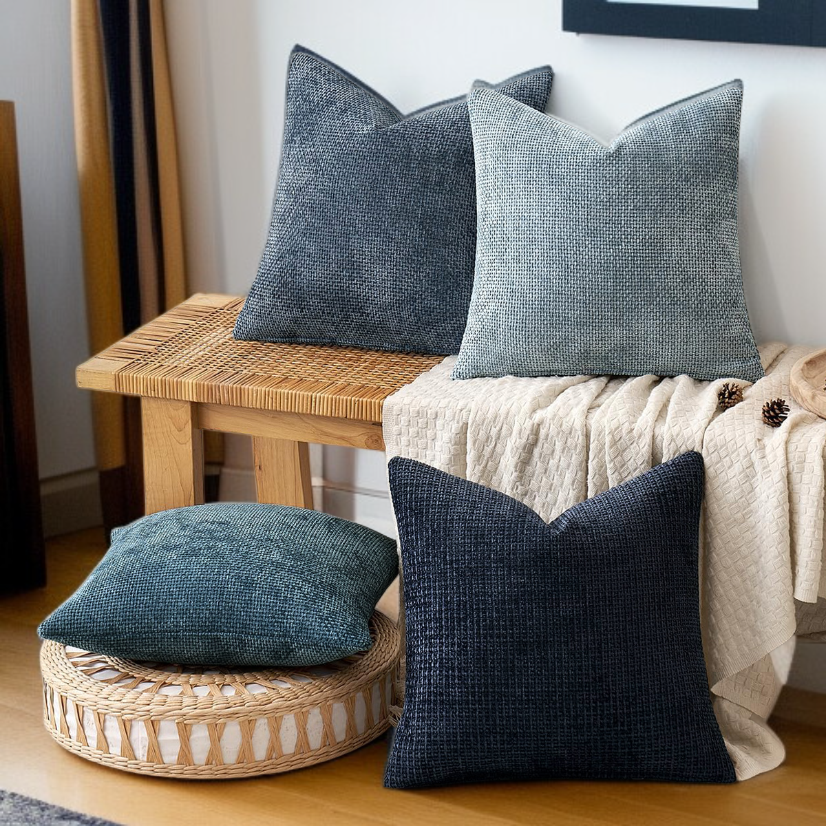 雪尼爾抱枕套多色選擇