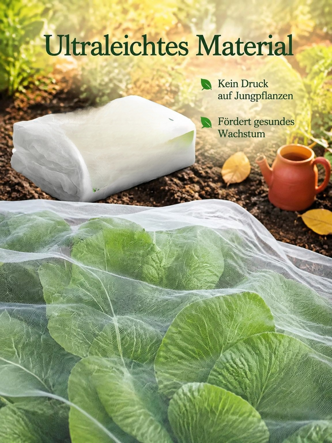 Schutznetz für effektive Schädlingsabwehr im Garten