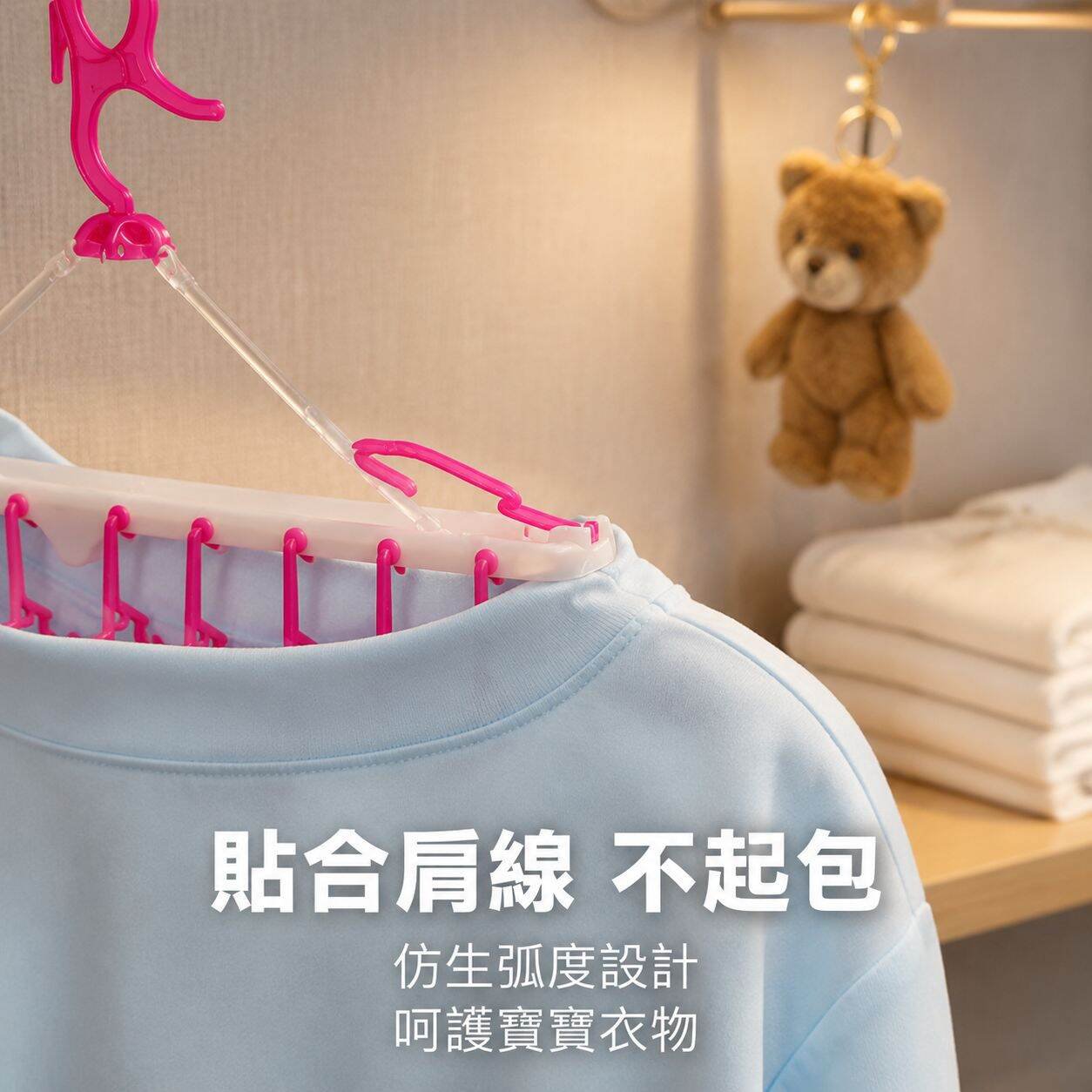 多功能防風防滑晾曬收納衣架