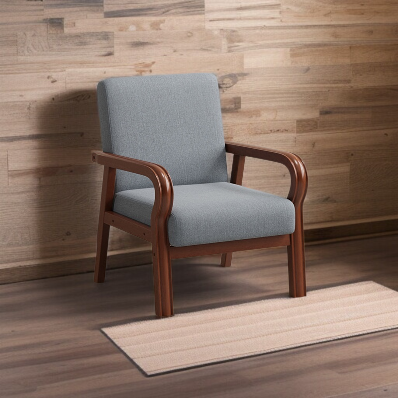 Sofa small apartment single sofa chair simple bedroom mini sofa double living room simple rental hou