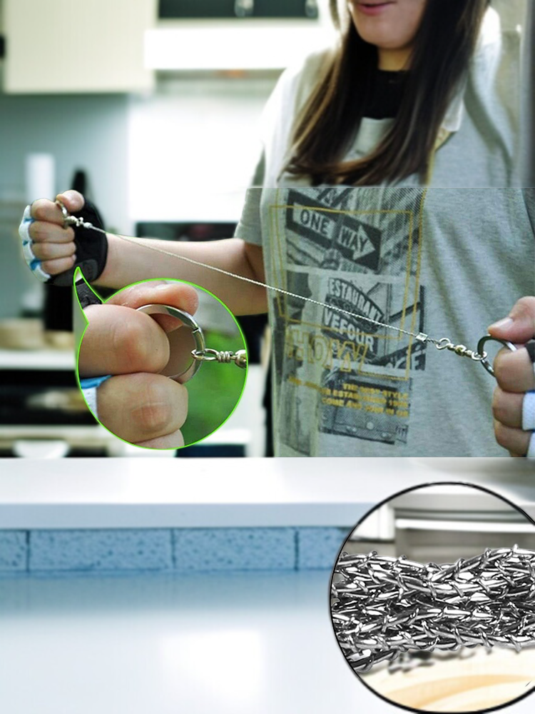 【전기톱보다 빠름】 북유럽 군용급 아웃도어 휴대용 와이어 톱